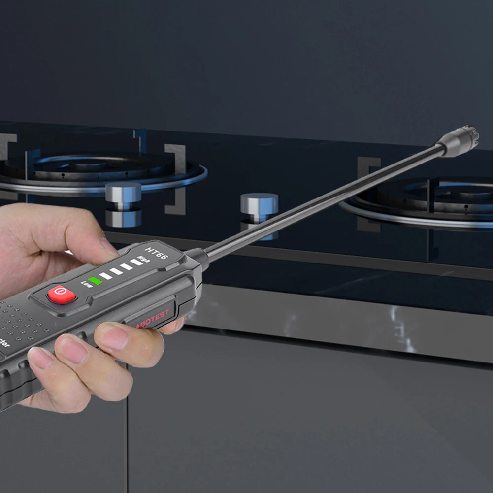 Детектор природного газа со звуковой и визуальной сигнализацией горючего Тестер