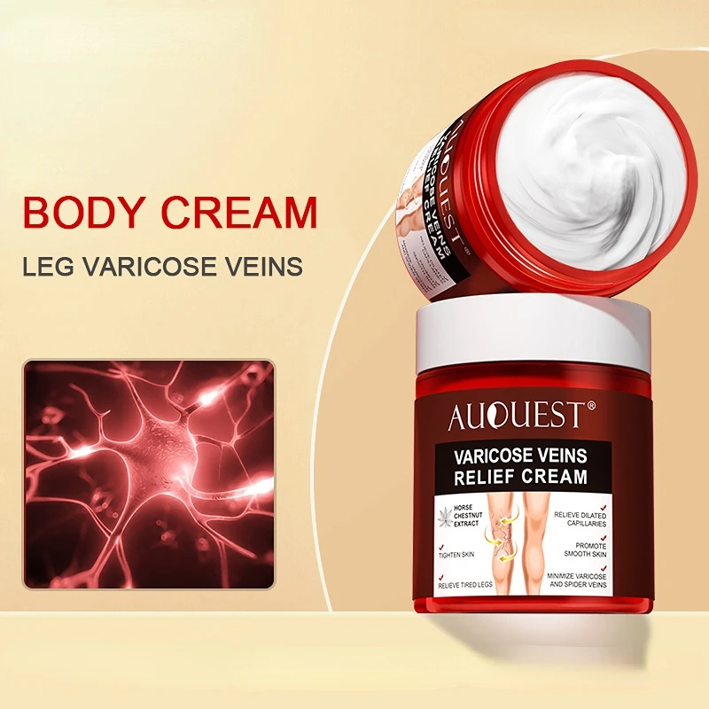 

80g Feet Varicose Veins Cream Treatment Relieve Dilated Capillaries Remove Phlebitis Spider Leg Veins Varicose Body Cream Beauty