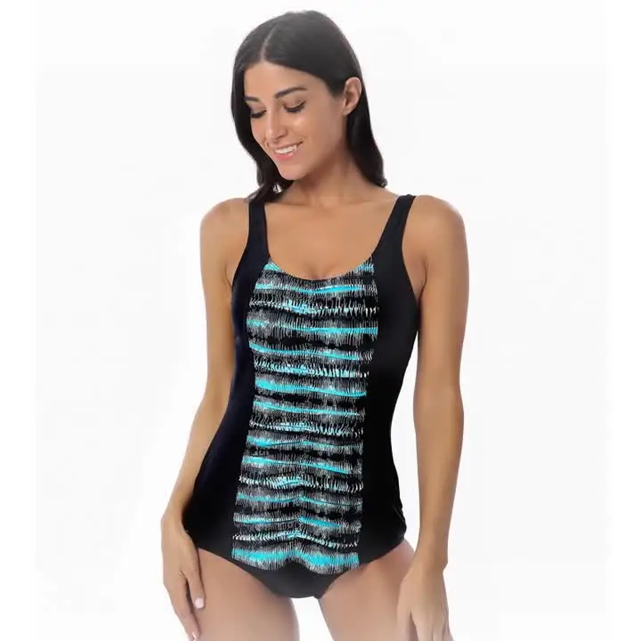

Summer New Swimsuit One Piece Push Up Swimwear Women's Backless Sexy Striped Suspenders Beachwear