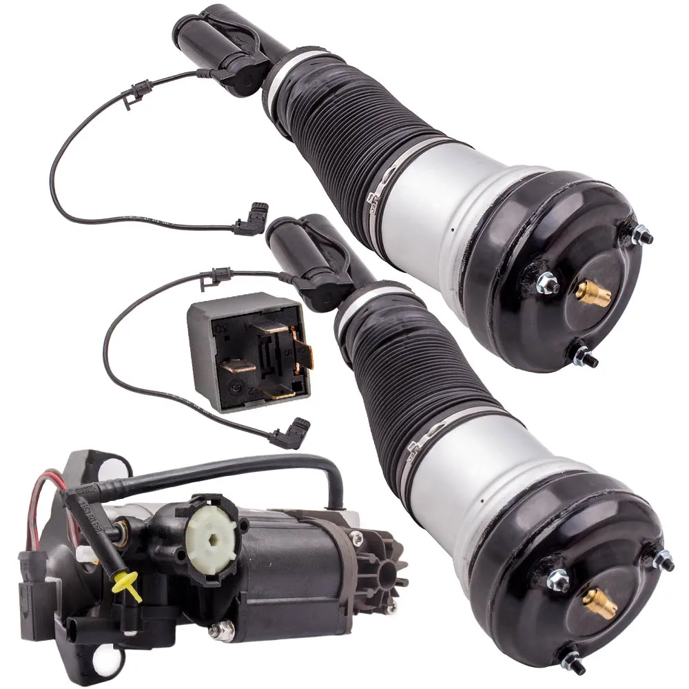 Передняя Пневматическая Подвеска + воздушный насос для Mercedes S Class W220 98-06 2203202438 S430