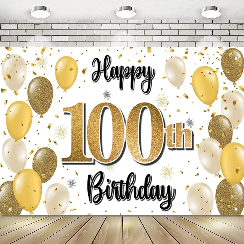 

Фон для фотосъемки с изображением дня рождения 100 лет