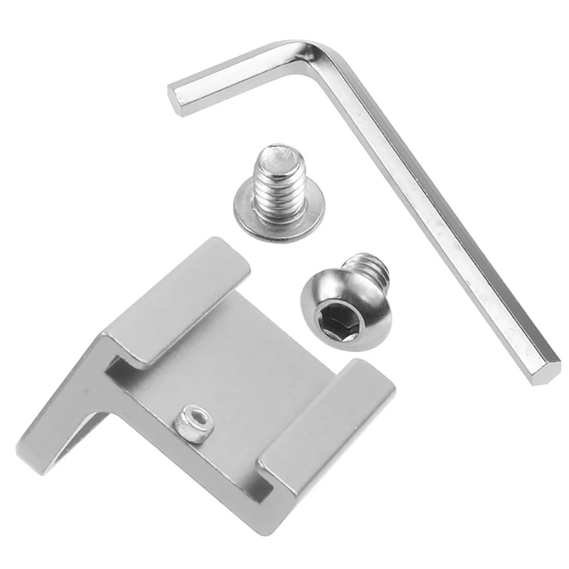 

R91A 90 Degree Cold Shoe Mount Adapter Base with 1/4'' Mounting Screw for DSLR Camera Cage Connector Replacement Part
