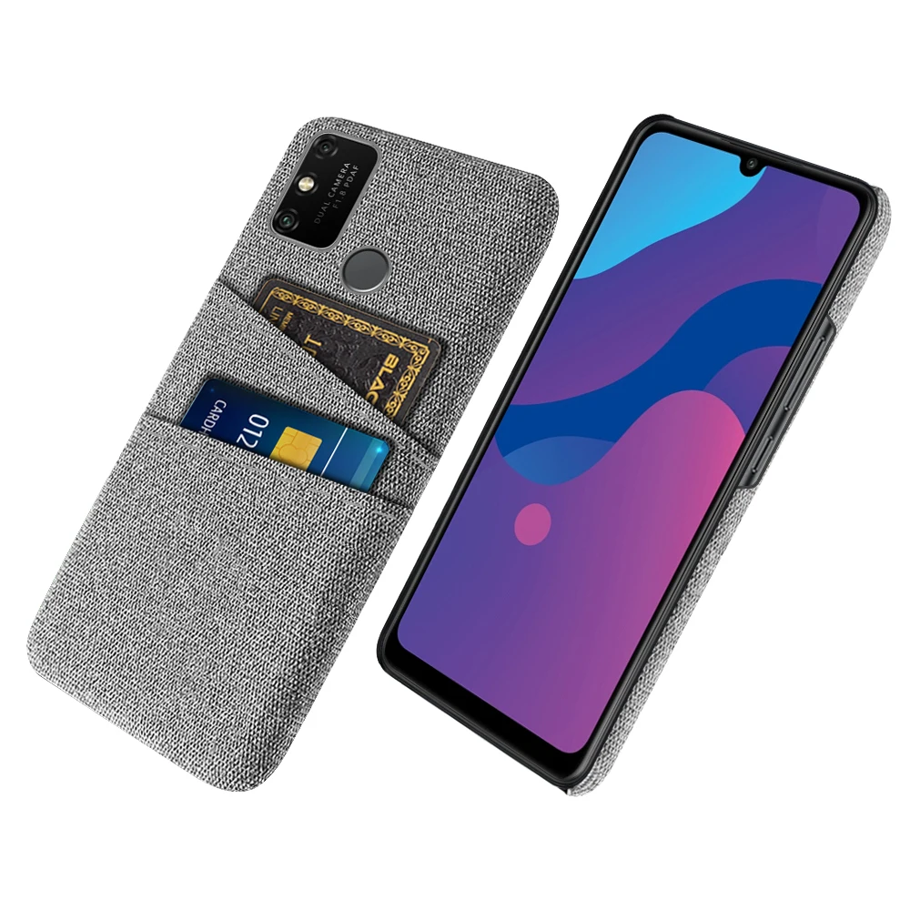 

Cloth Case For Honor 9A Case Luxury Fabric Dual Card Phone Cover For Huawei Honor 9A 9 A Honor9A MOA-LX9N Fundas Coque Honor9A