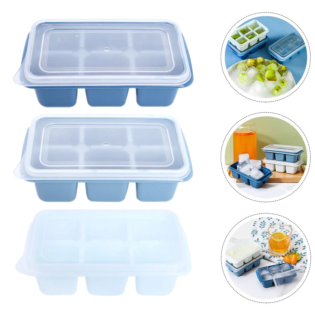 

3pcs Ice Cube Trays For Freezer Ice Cube Tray Ice Molds Ice Trays For Freezer Whiskey Ice Cubes Mold