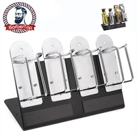 4 slots clipper rack for barbers stainless steel electric clipper storage hair cutter trimmer holder stand organizer