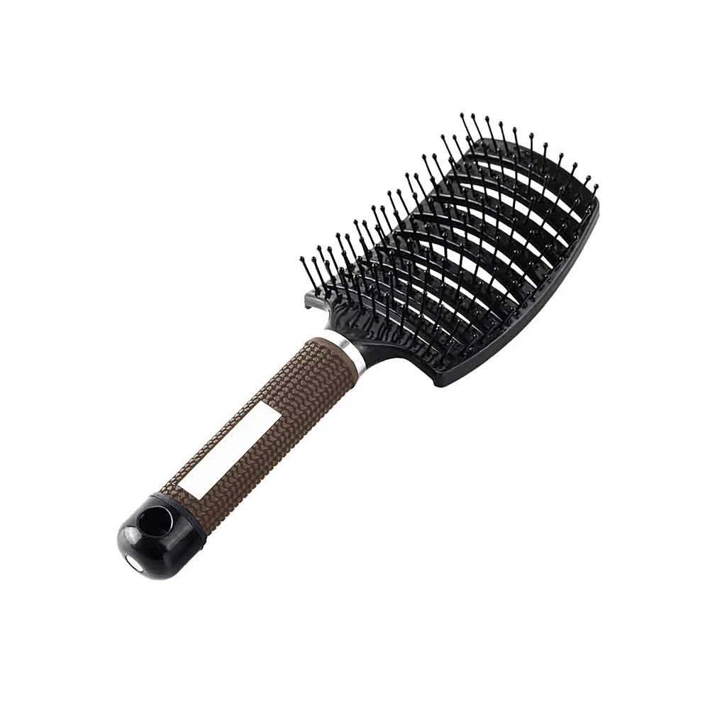 

Curved Vented Barber Hairdressing Styling Tools Hair Brush Professional Salon Ergonomic Home Portable ABS Non Slip Massage