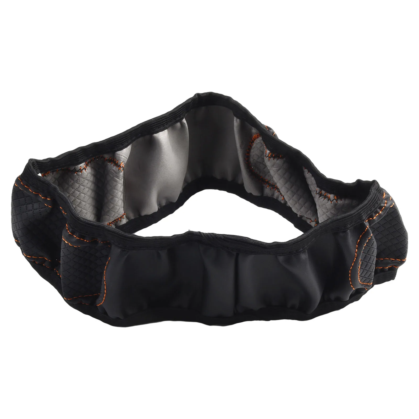 1 шт., чехол на руль автомобиля, интерьер, черный, фиолетовый, кожаный, защита из углеродного волокна для диаметра 37-38 см, простая установка