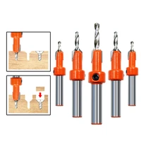 8mm shank hss 4341 woodworking countersink router bit screw extractor demolition for wood milling cutter carbide tips