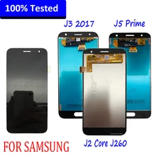 100% Tested LCD Display For Galaxy Samsung J5 Prime J2 Core J260 J3 2017 J330 J330F J3 Pro LCD Touch Screen No Frame Assembly