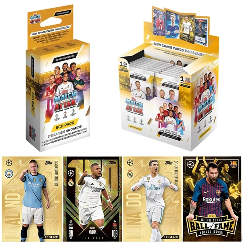 Фото Оригинальные коллекционные карточки Topps 2025-26 Match Attax Лиги чемпионов УЕФА по футболу: Премиум-товары для фанатов, подарок №1