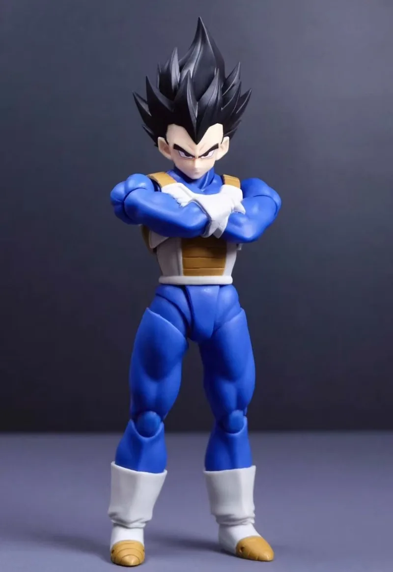 Фото 【Nono Custom】В наличии! Комплект аксессуаров для фигурки Dragon Ball SHF Vegeta: сменные детали, голова с черными/красными волосами №5