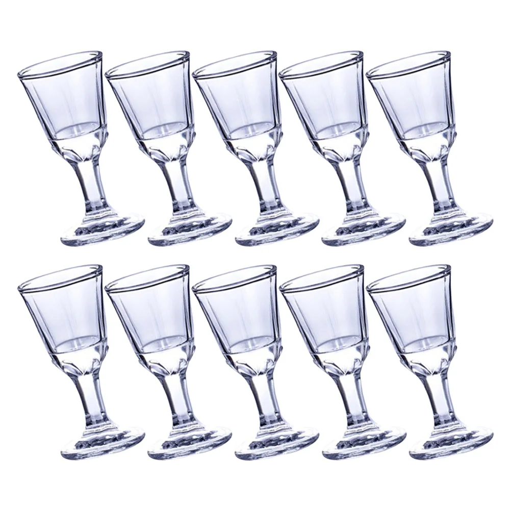 

10pcs Shot Glasses Glasses Toasting Glasses Tasting Glasses Small Glass Shot Cups for Tequila Espresso