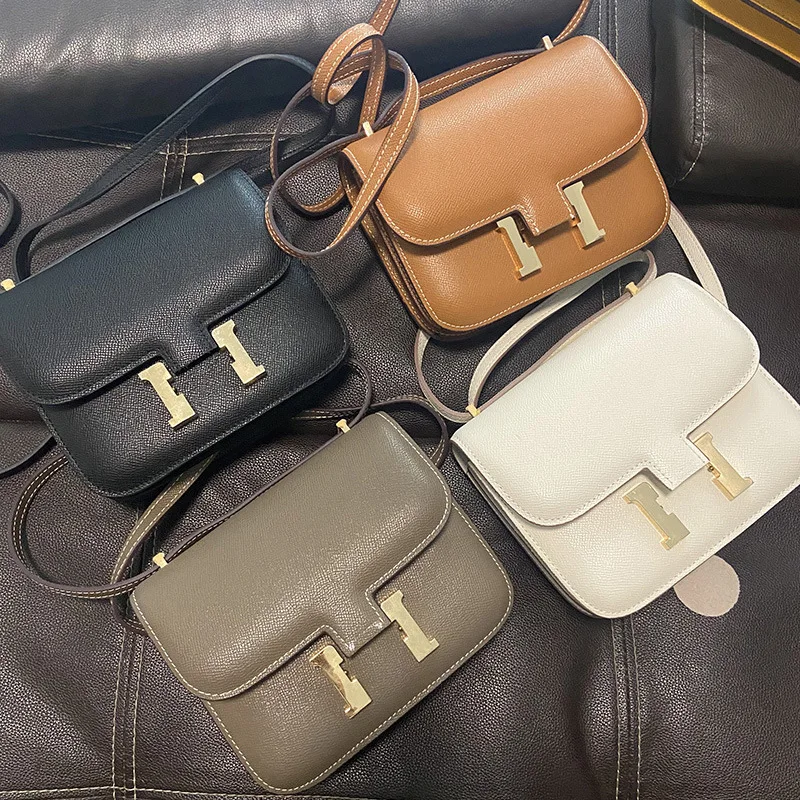 

Kangkang Bag Advanced Stewardess Tofu Bag Armpit Bag 2023 Bag Spring and Summer Shoulder Messenger Bag Genuine Leather Handbag