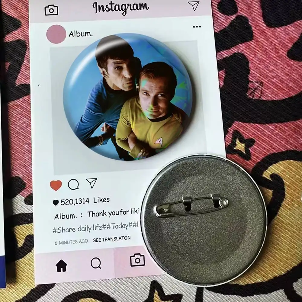 Лазерный значок S-Star Trek для украшения рюкзаков, одежды, головных уборов, креативные аксессуары (art.: 3920dc6cf6551) - 3920dc6cf6551