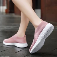 slip on sock shoes women comfortable soft sole girls sport shoes lightweight trainer sneakers tenis feminino zapatos de mujer