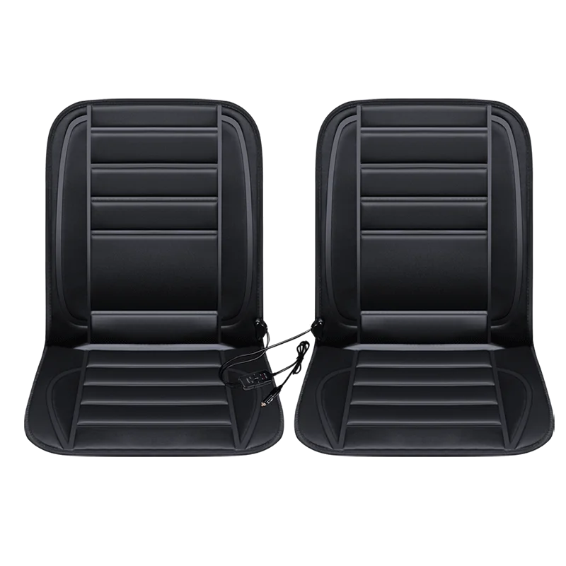

2 шт. 12 в чехол на сиденье автомобиля с электрическим подогревом Нагреватель обогреватель зимняя Нескользящая подушка Подогреваемая Подушка защита на сиденье