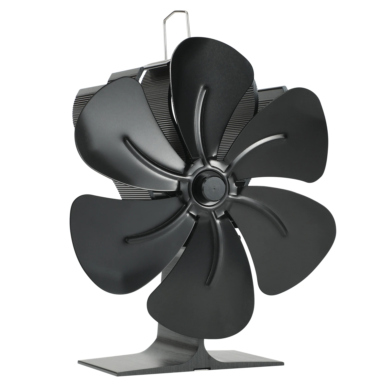 

5/6 Blades Fireplace Fan, Wood Heating Furnace Fan, Ultra Quiet Circulating Heating Air for Gas/Pellet/Wood/Wood/Log Stove