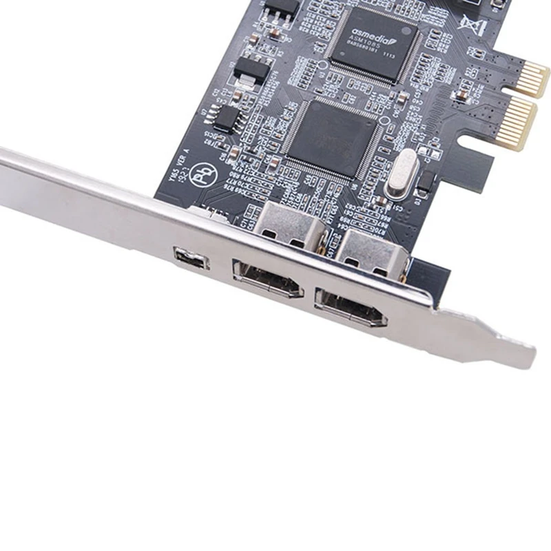 PCI-E 1X IEEE 1394A 4-портовый (3+1) Адаптер для карты Firewire 1394 A Pcie PC + металлическая карта