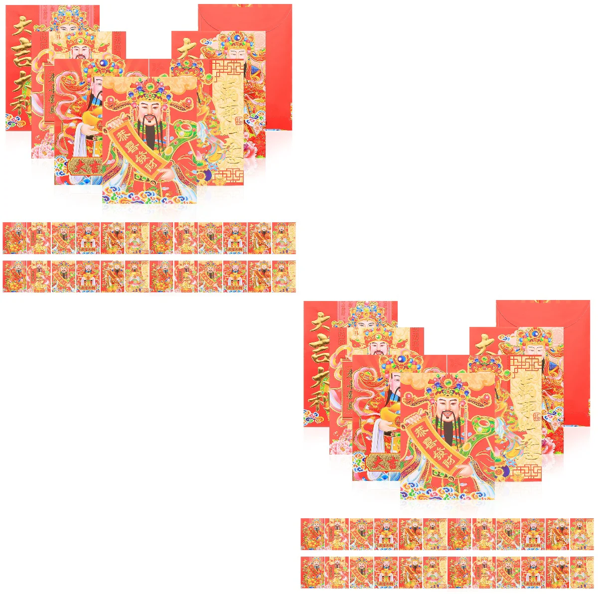 

120 Paper Zodiac Rabbit Red Envelopes 2023 Red Packets Chinese New Year Pockets