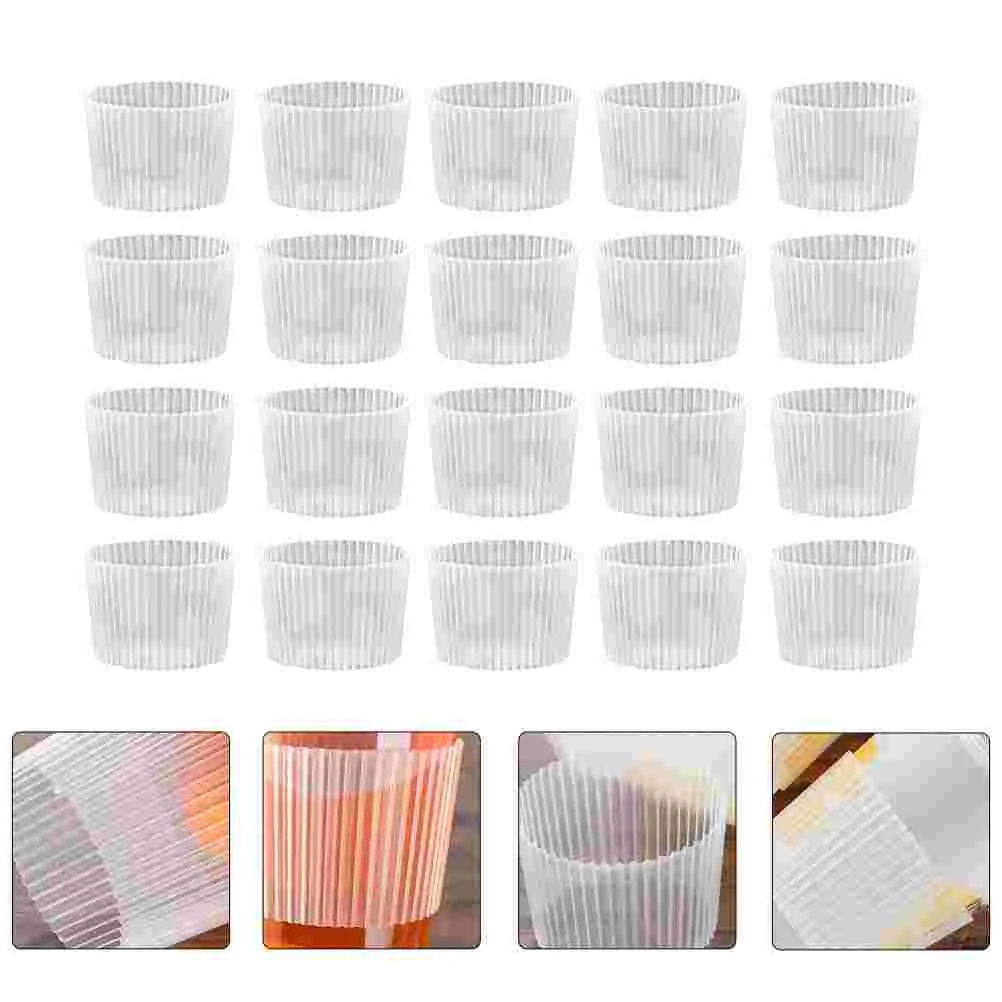 

Cup Sleeve Cover Drink Hot Coffee Holder Sleeves Bottle Icedjacket Water Carrier Mugresistant Disposable Heat Teamilk Silicone