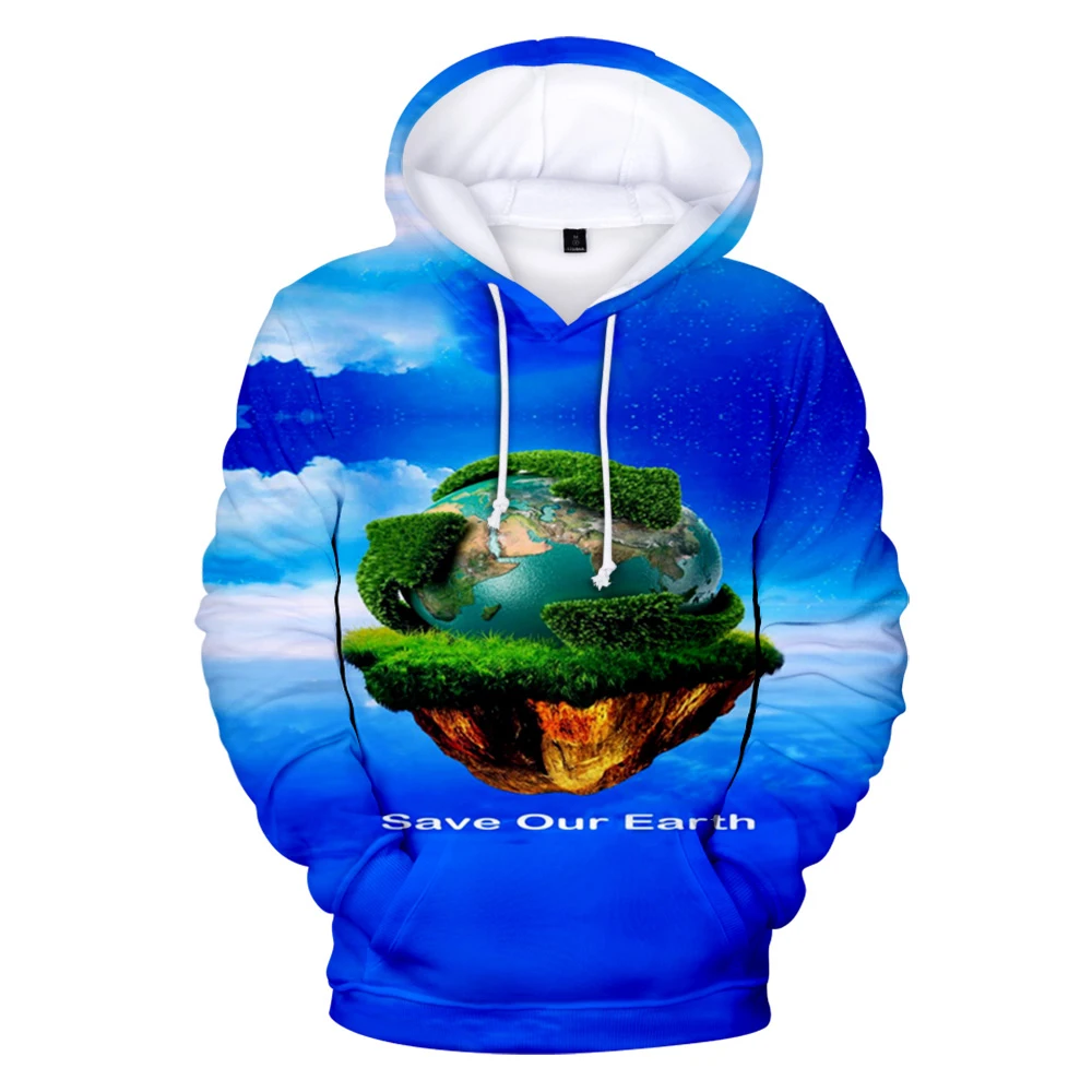 

Fashion 3D hoodies men/women/ aikooki Spring/Autumn/Winter New Arrivals sweatshirts Earth Day hoody casual tops