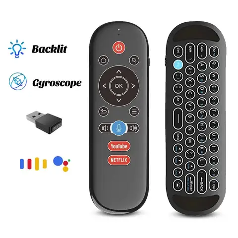 Беспроводная клавиатура и мышь kebidumei W1 PLUS для телевизора