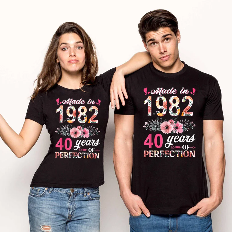 Футболка мужская с цветочным принтом на 50 лет дней рождения |