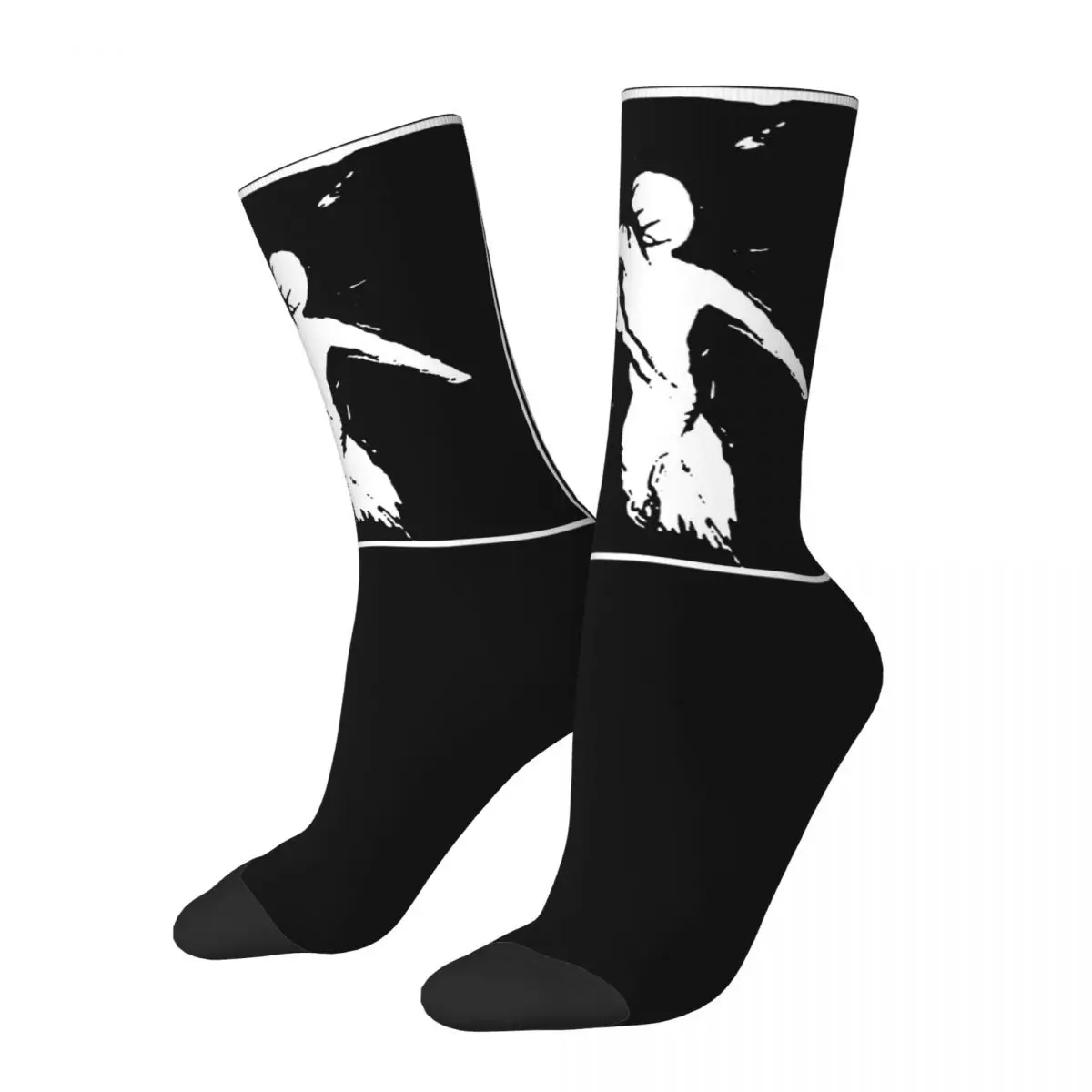 

Retro Band Cover Album Crazy Men's compression Socks Unisex Embrace Street Style Pattern Printed Funny Novelty Happy Crew Sock