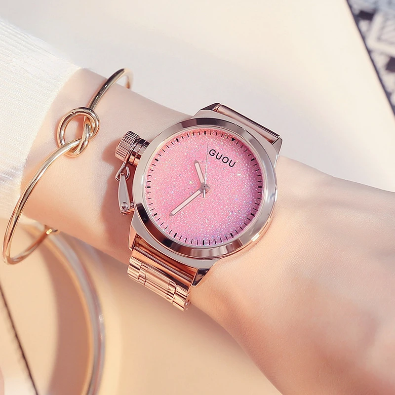 

Часы со стальным ремешком, часы с маленьким циферблатом из сломанного алмаза, стальной ремешок, модные женские часы