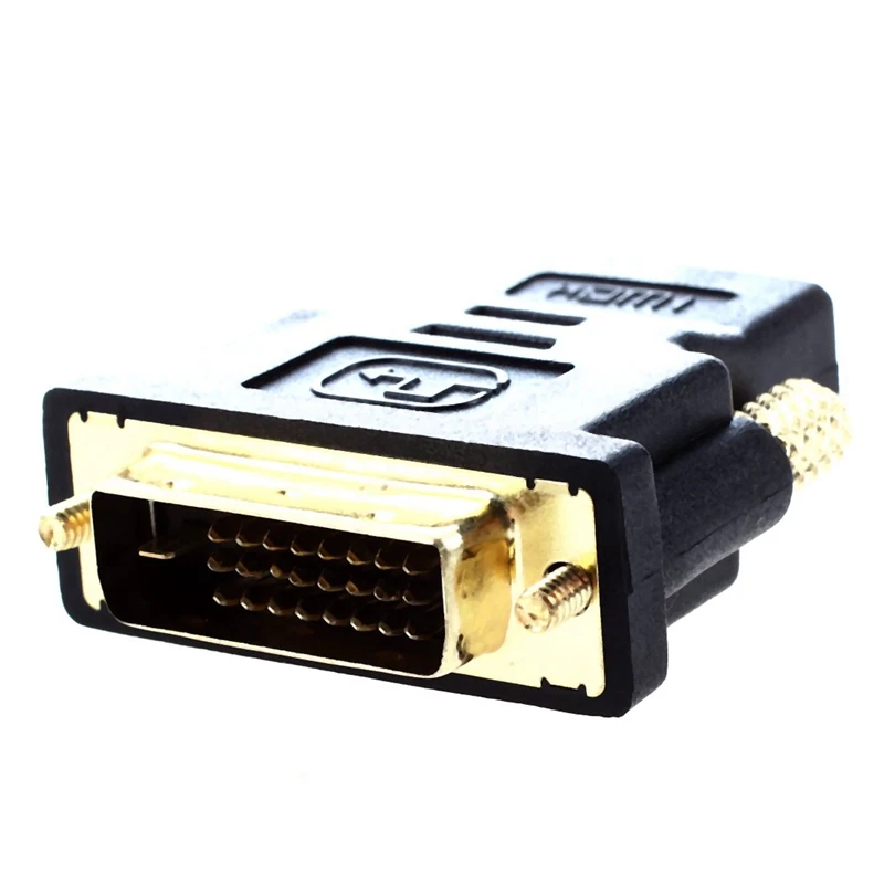 2X DVI To HDMI Conversion Adapter &quotHDMI: Female&quot &quotDVI 24 Pin: Male&quot |