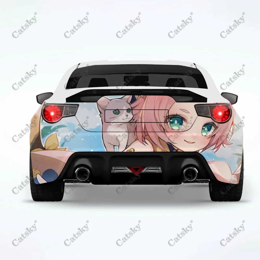 Автомобильная наклейка Genshin Impact Diona модификация внешнего вида автомобиля
