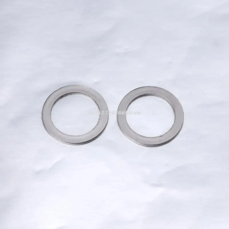 2 Pcs Bicycle Pedal Spacer Crank Cycling MTB Bike Stainless Steel Ring Washers images - 6