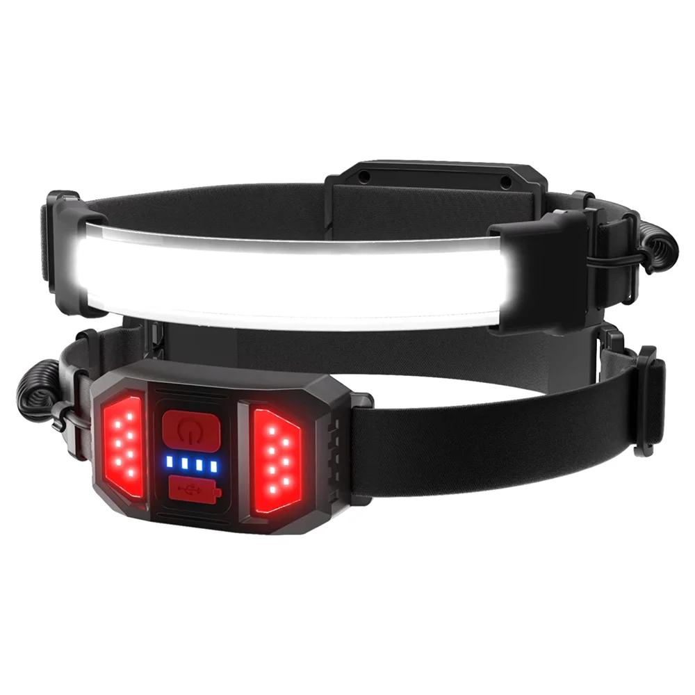 

LED Rechargeable Headlamp, Bright 500 lm For Camping Hiking Outdoor Emergency Preparedness