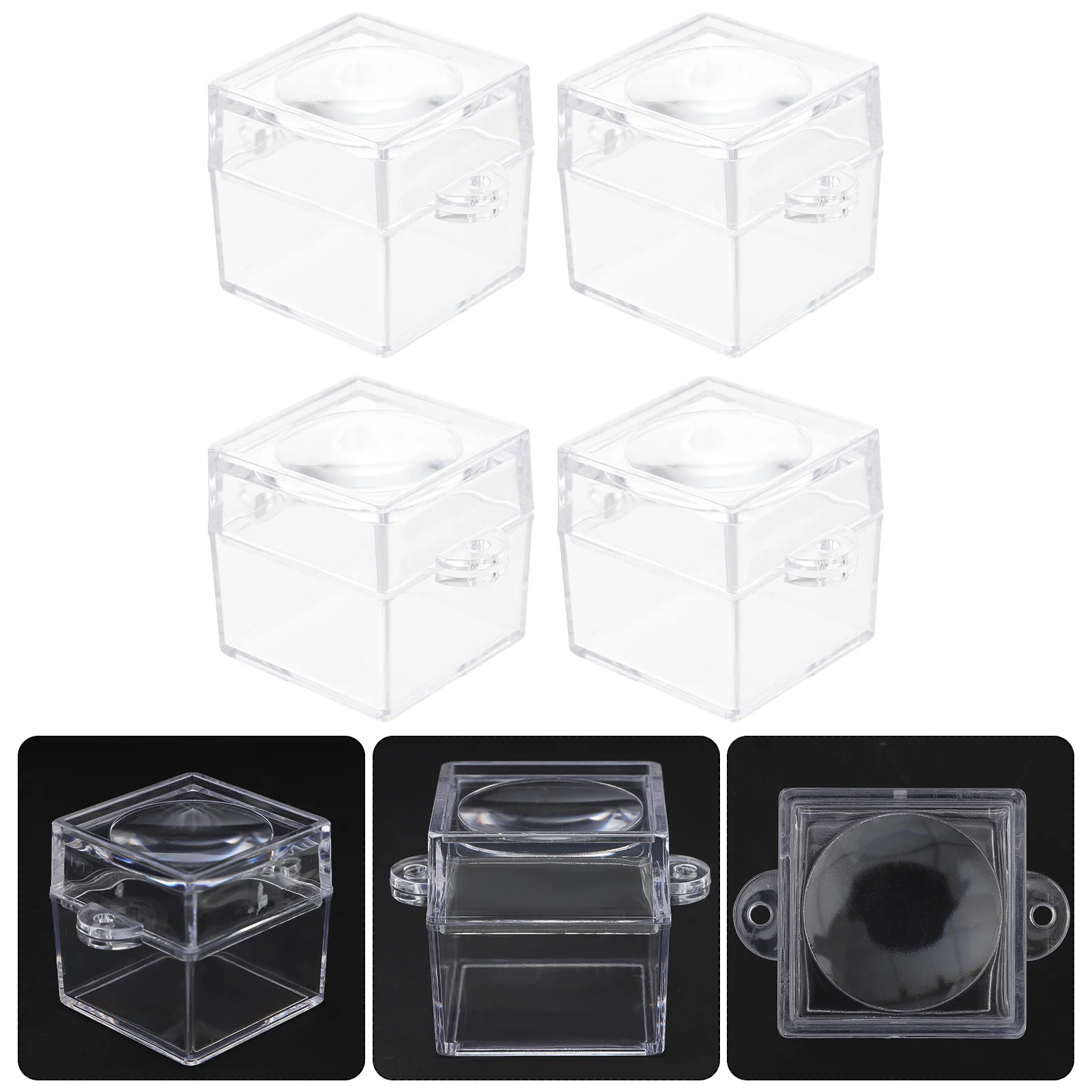 

Insect Observation Box Convenient Cage Transparent Accessory Magnifying Jar Bug Viewer Portable Outdoor Accessories
