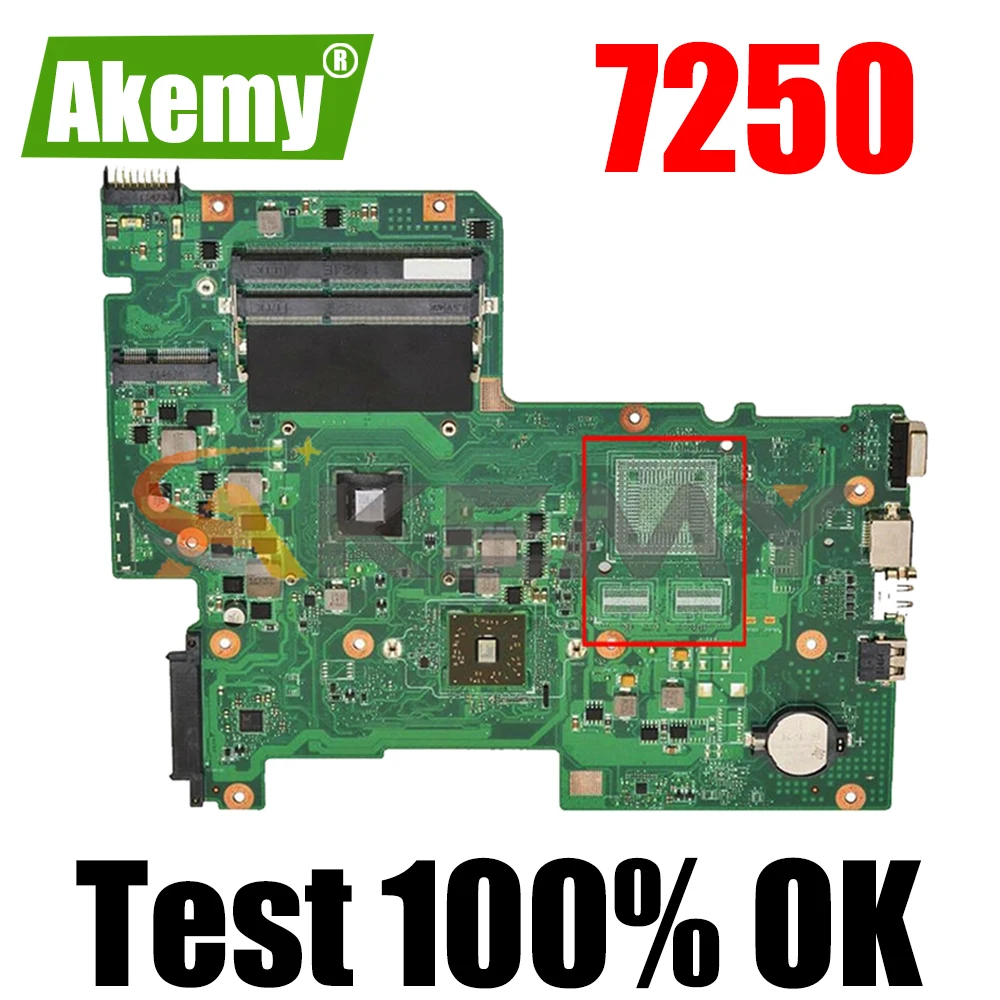 

AKEMY For Acer aspire 7250 Laptop motherboard MBRL60P002 MB.RL60P.002 08N1-0NW3J00 with CPU On board DDR3 Good Tested