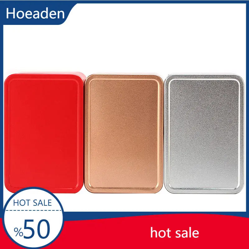 

Tea Tins Box Metal Storage Box Tea Tins Sealed Cans Rectangle Tin Boxes Tea Container Box Organizer Sugar Cookies Box
