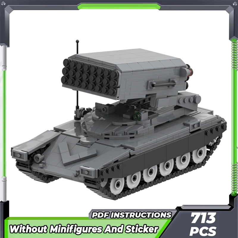 

Конструктор Moc, модель оружия в стиле милитари, Ранняя технология запуска ракет, модульные блоки, подарки, рождественские игрушки, Наборы «сделай сам» в сборе