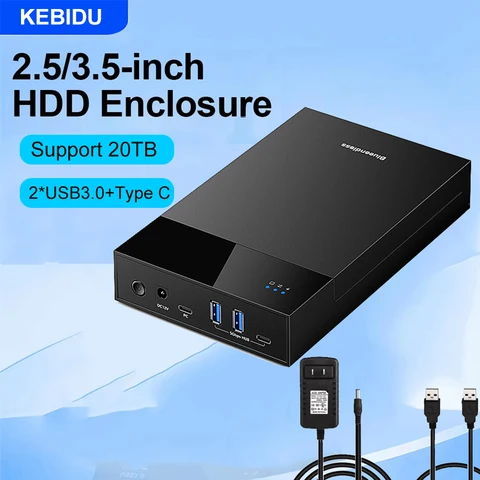 Корпус для жесткого диска kebidu USB3.0  черный