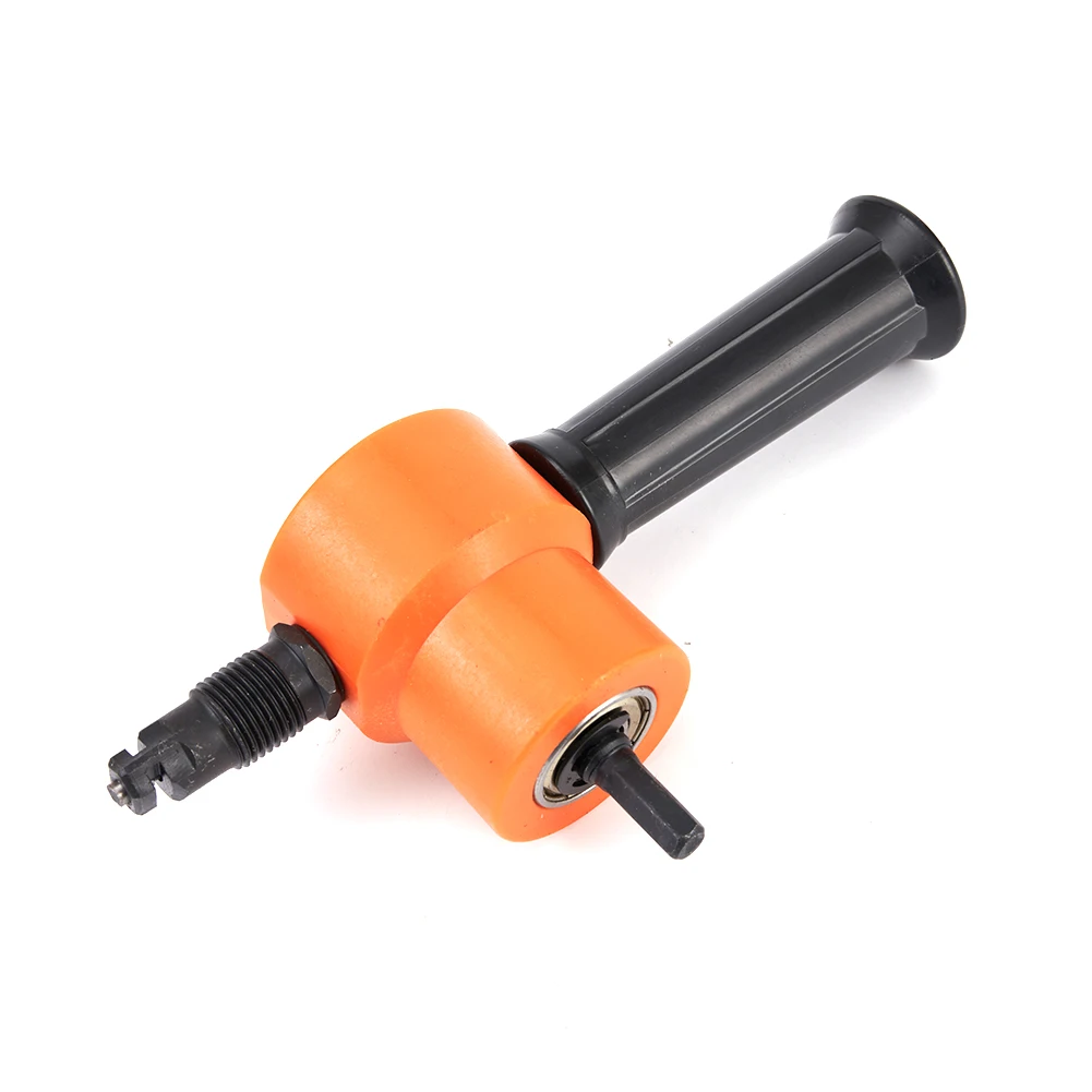 

Orange Gead Cutter Power Power Tools Sheet 1PC Adjustable Attachment Double Head Drill Metal Nibbler High Quality