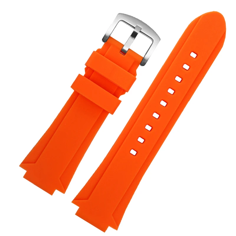 Силиконовый браслет для Casio MWA-100H MWD-100H series модифицированный водонепроницаемый