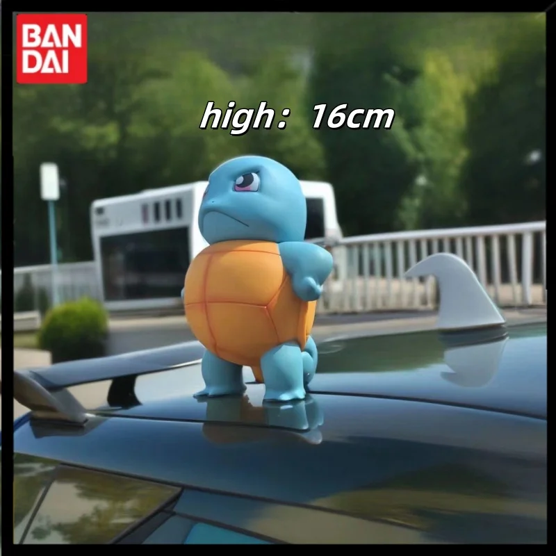 16 см Bandai Аниме Покемон Tsundere Сквиртл экшн-модель статуя ПВХ Настольный автомобиль