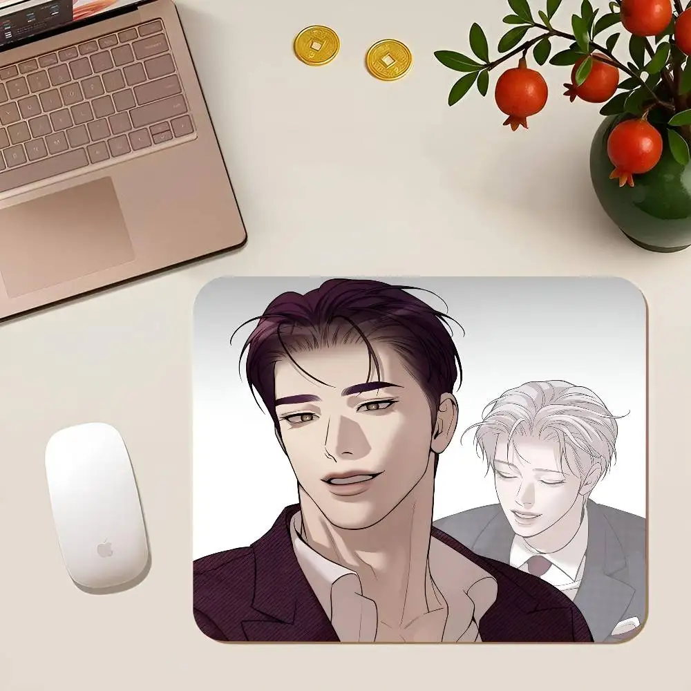 Фото Коврик для мыши Anime Dooshik And Jooha, небольшой коврик для мыши с замком LockEdge для геймеров, коврик для компьютерного стола, прямоугольный, противоскользящий, резиновый №3