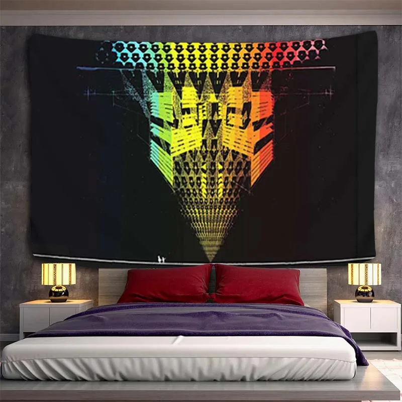 

Radio-head Cute Room Decor Aesthetic Christmas Tapestry for Wall Art Decoration Home Tapestries Witchcraft Rugs Kawaii Boho the