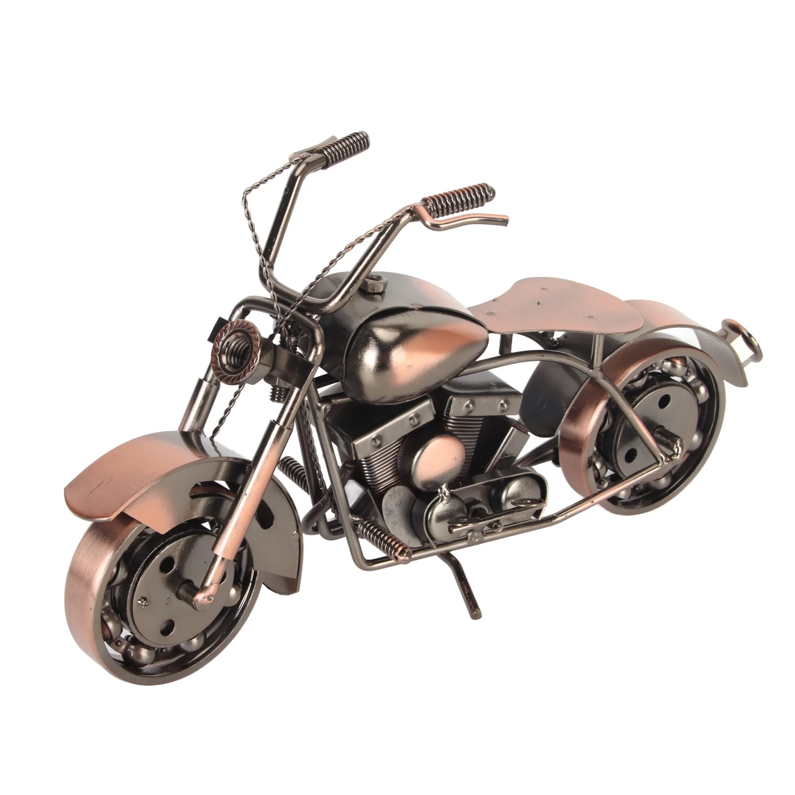 

Metal Motorcycle Ornaments Decorative Iron Motorcycle Decor for Living Room