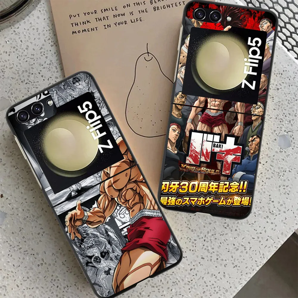 Оригинальный чехол Baki the Grappler в стиле аниме для Samsung Galaxy Z Flip 4 5 3 z Flip5 Flip4