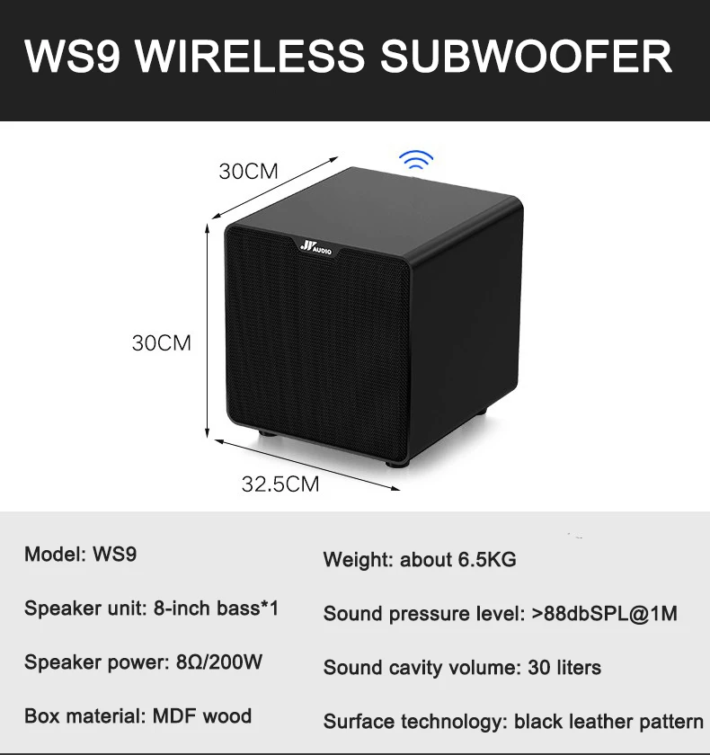 Surround Sound Speakers 8 Inch Subwoofer 7.2 Channel Stereo 