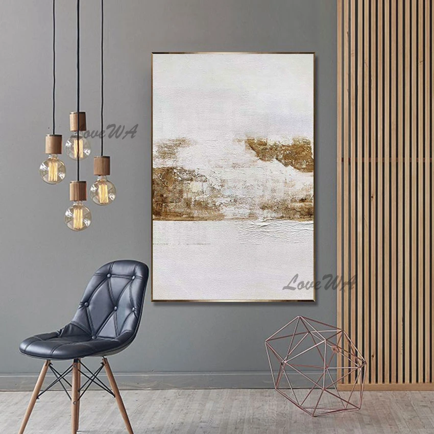 

Large Size Restaurant Wall Decoration Abstract Oil Painting On Canvas African Art Frameless Acrylic Wholesale Of 3d Pictures