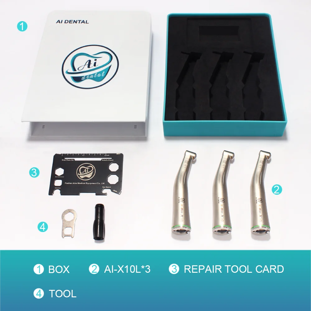 

S3-X10L внутренний распылитель воды 16:1 оптоволоконный низкоскоростной стоматологический прибор для ухода за зубами набор Эндодонтических ср...