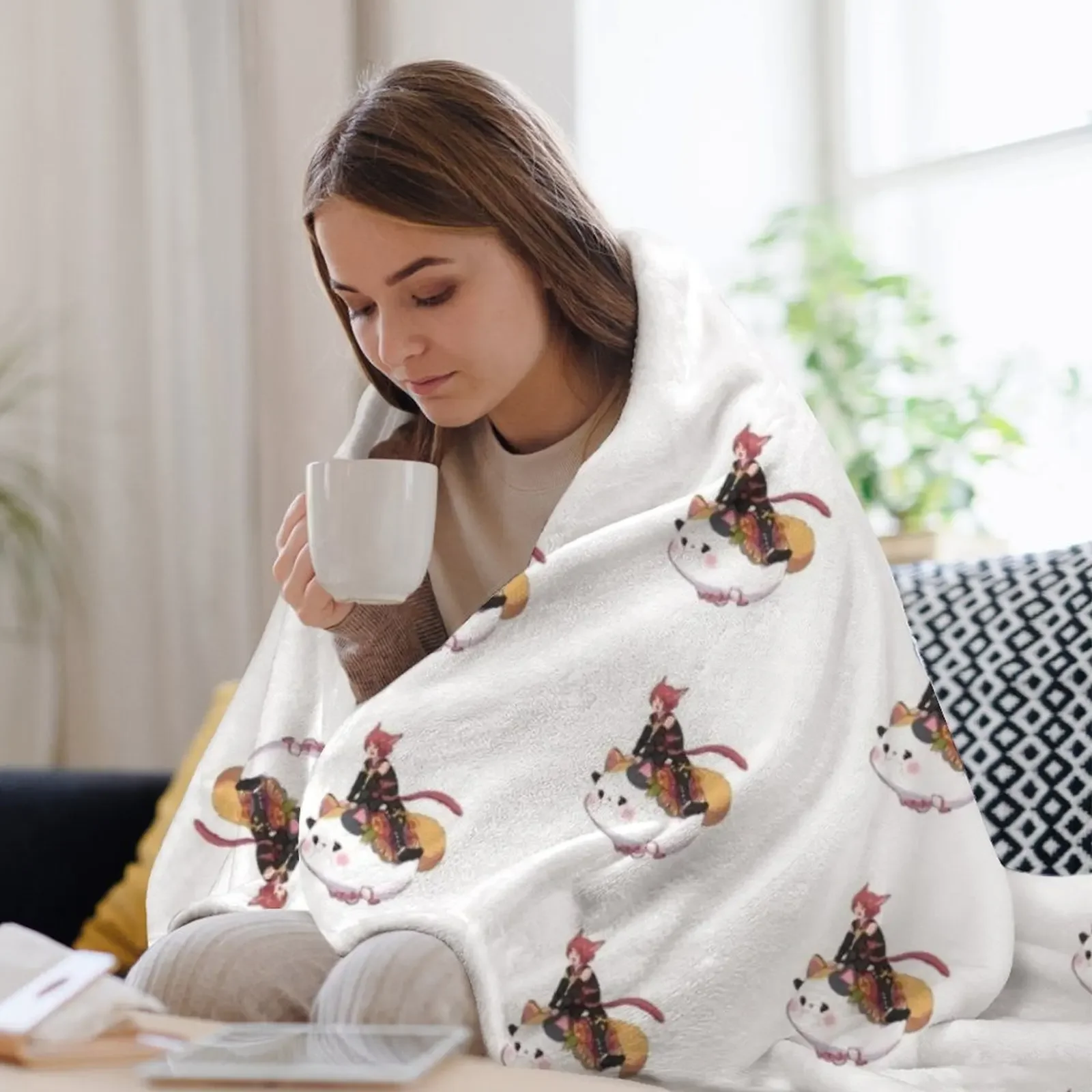 Пушистое одеяло Graha tia