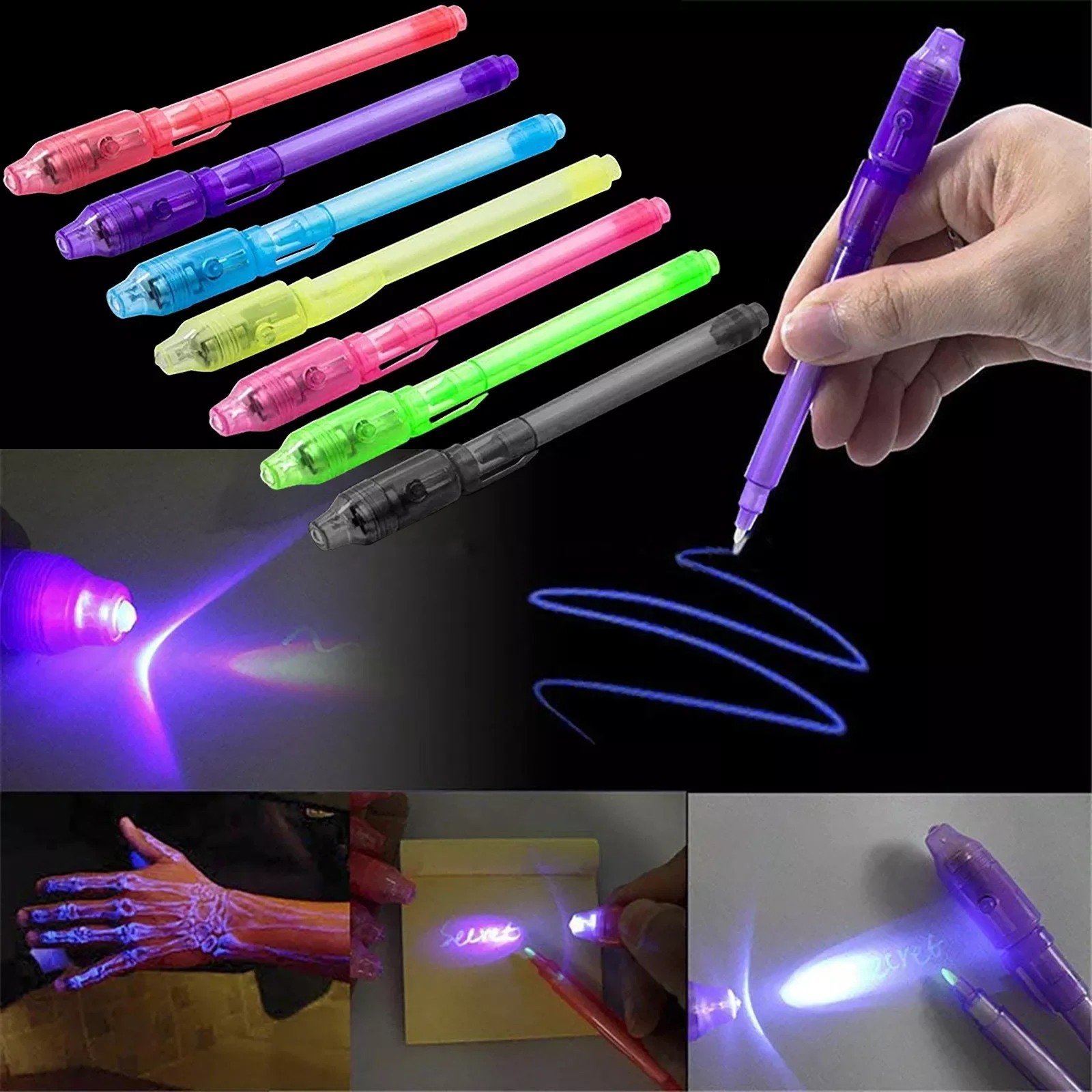 

Highlighter Pen Marker Brush Pens Fluorescent Pen Luminous Drawing Highlighters Double-headed Using Pens Pastel Stationery